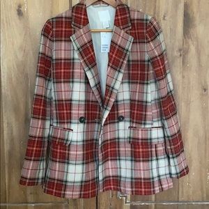 Tartan blazer jacket